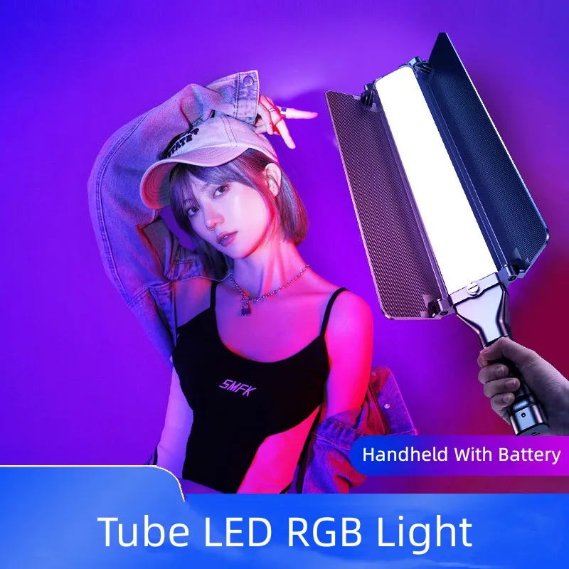 65CM LED RGB Video Light Baton Remote Control 3000K-6000K 39 Colors Studio Photo Lighting Bar For Youtube TikTok Vlog