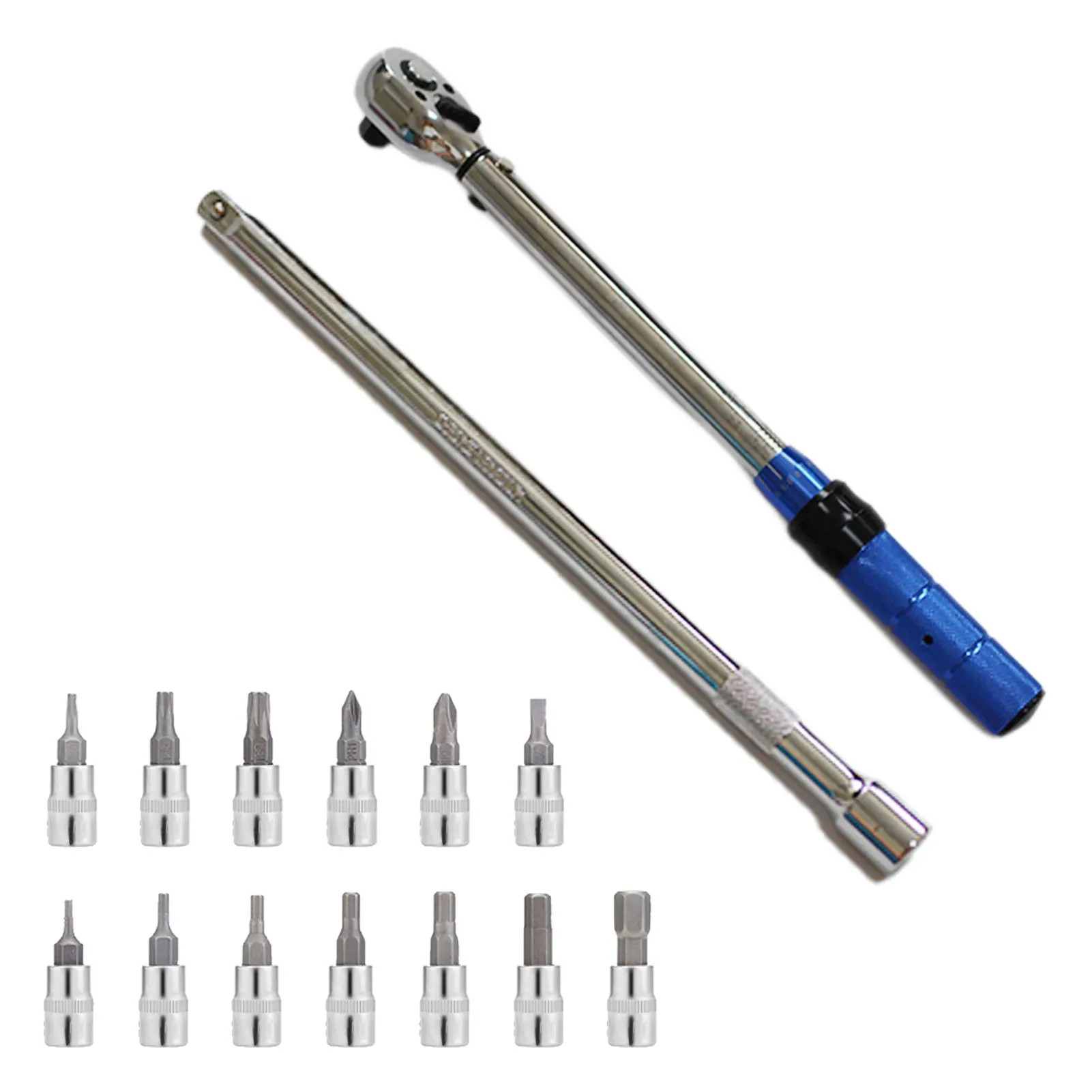 

Drive Socket Set 1/4 Inch Drive Torque Wrench Durable Bicycle Repair Tool Torque Wrench Bicycle Repair Adjustable Torque Wrench