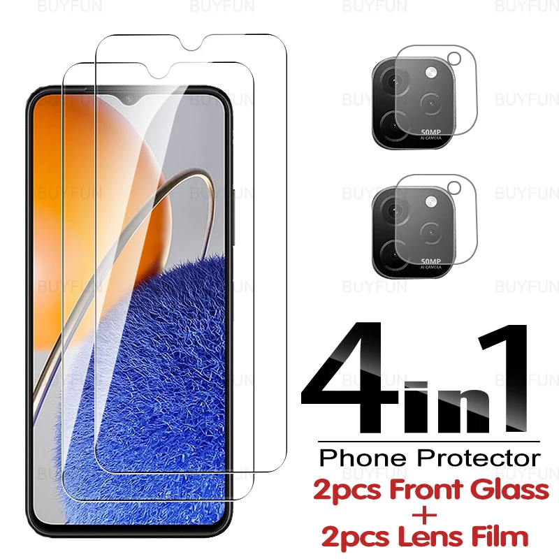 

Защитная пленка 4 в 1 для HD-экрана Huawei Huawai nova Y61, чехол из закаленного стекла для Huawei nova Y61, защитная пленка для объектива камеры 6,52 дюйма