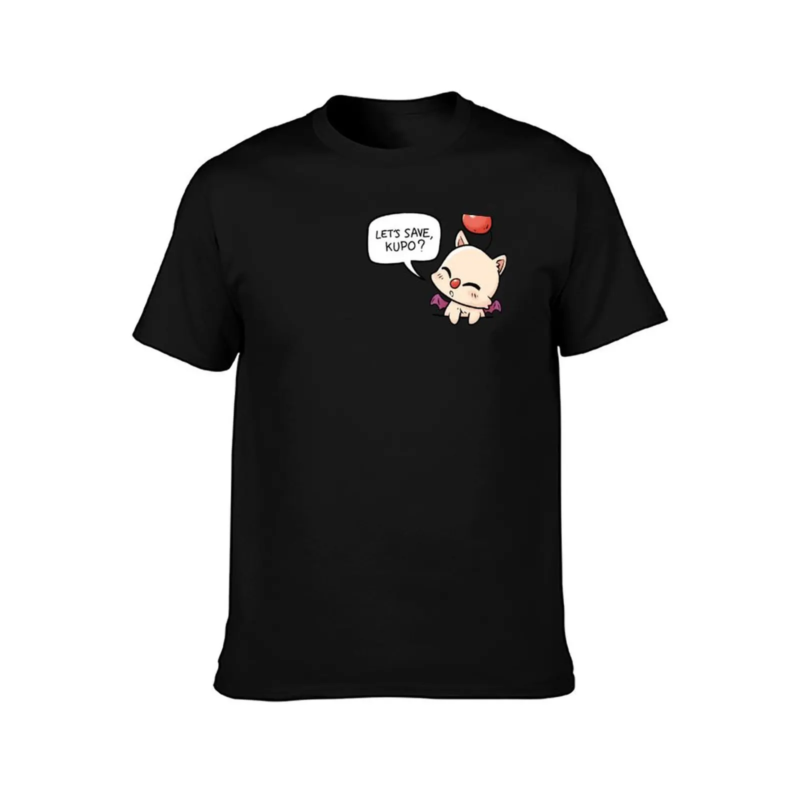 Фото Футболка Kawaii Pocket Moogle Save kupo mog, легкая футболка для бега №2