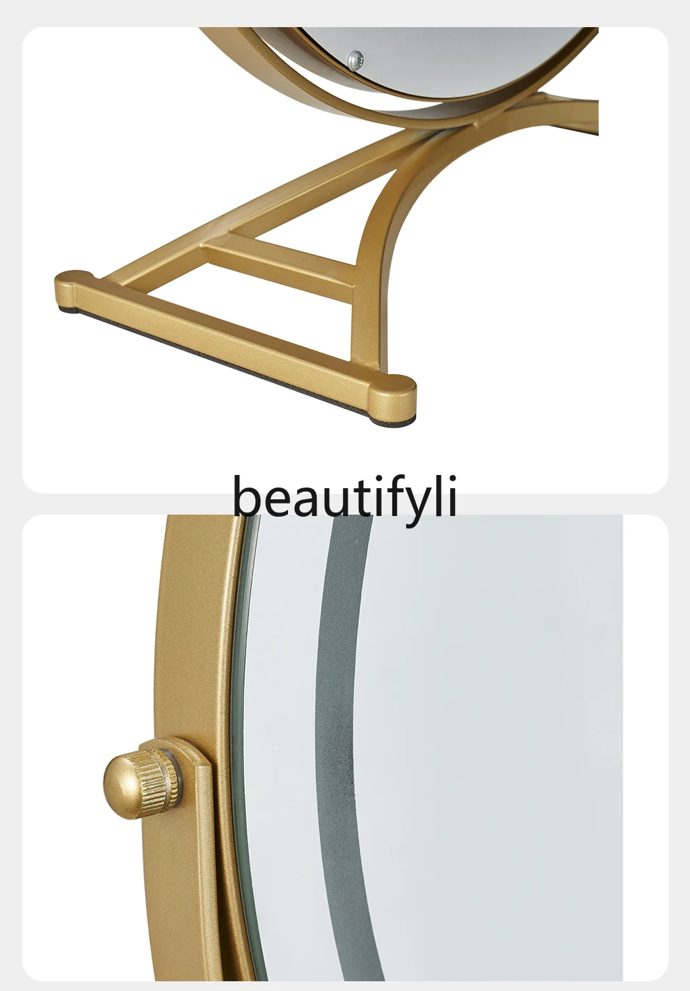 Послеобеденное зеркало Chanson свет роскошное металлическое настольное столик