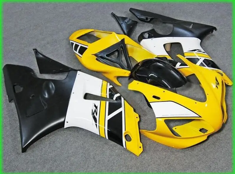 

4Gifts New ABS Motorcycle Full Fairings Kit Fit For YAMAHA YZF- R1 1998 1999 98 99 Bodywork Set Yellow