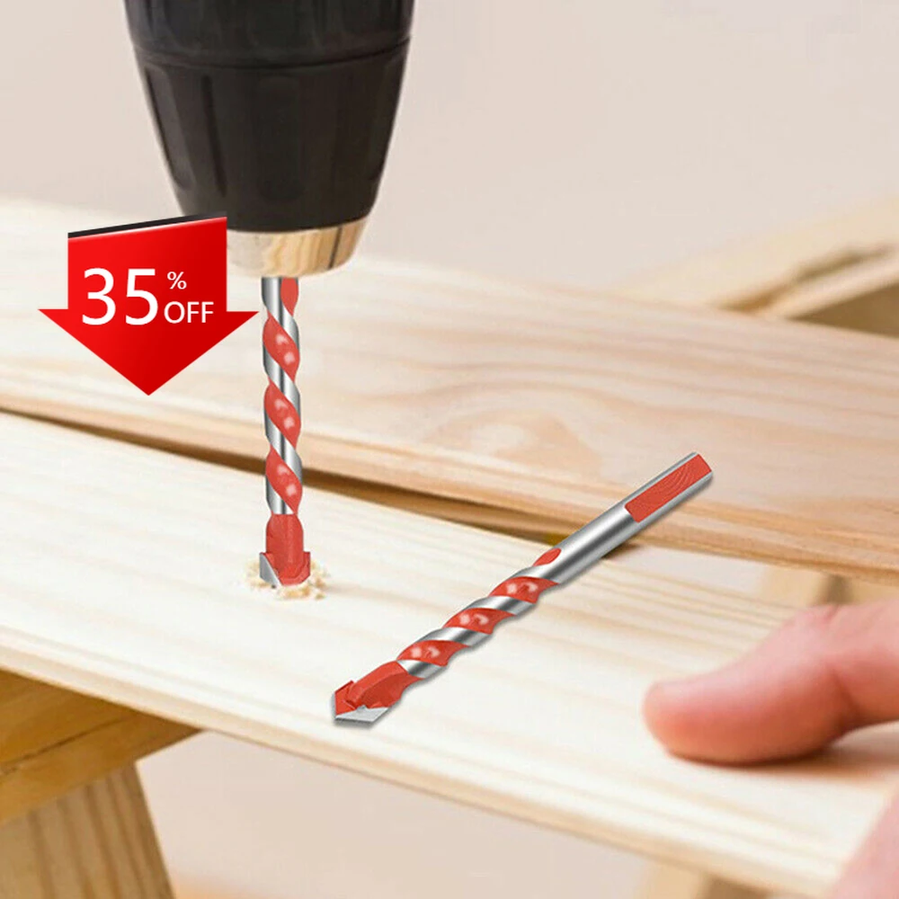 

Drill Bit Multi-functional Triangle Drill Bit Set For Glass Ceramic Tile Concrete Brick Metal Marble Wood Hole Opener