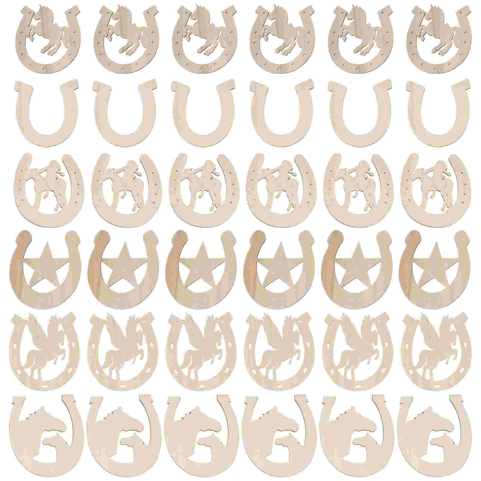

Wood Horseshoe Wooden Unfinished Diy Slices Cutouts Graffiti Chips Craft Blank Pieces Supplieshorse Chip Cutout Decor Shaped