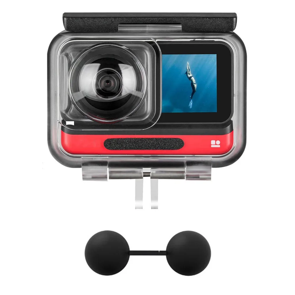 

For Insta360 One RS R 360 Edition 45M Camera Housing Case Waterproof Case Lens Cover Protector for Insta360 ONE RS R Accessories