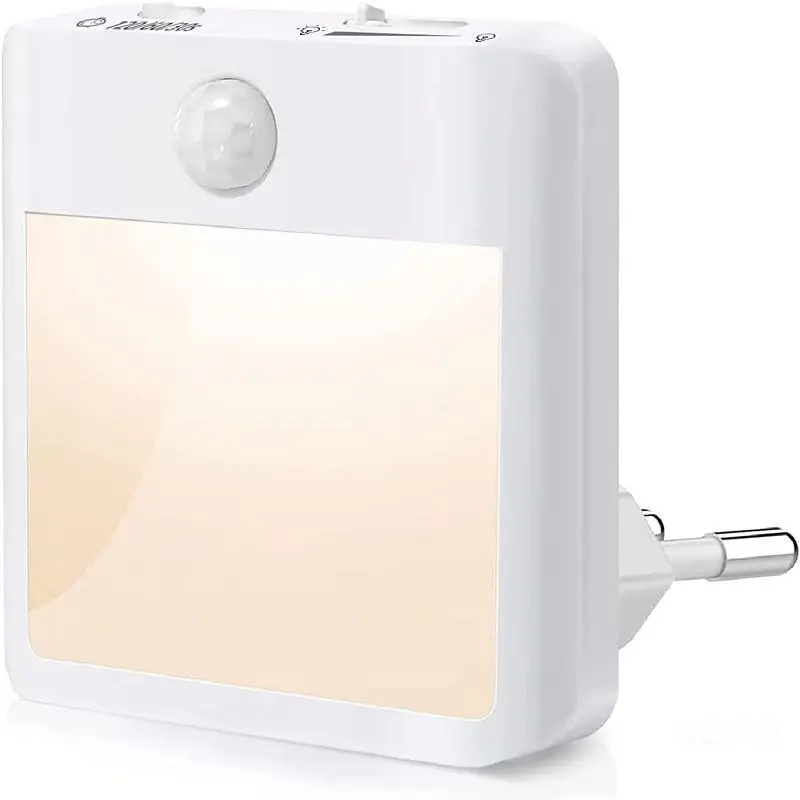 

Motion Sensor LED Night Light EU Plug 220V Dimming Sleep Lights for Home Bedroom Corridor Lighting Staircase Bedside Lamp