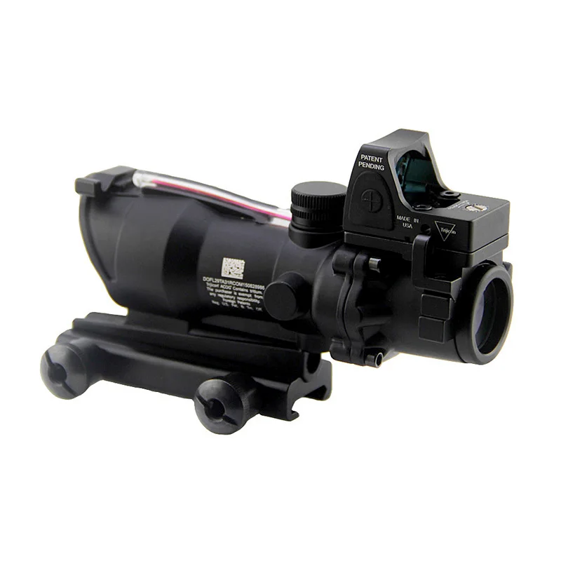 Оптический Прицел ACOG 4X32 BAC с подсветкой сетка шевроном RMR Micro Red Dot Sight - купить по
