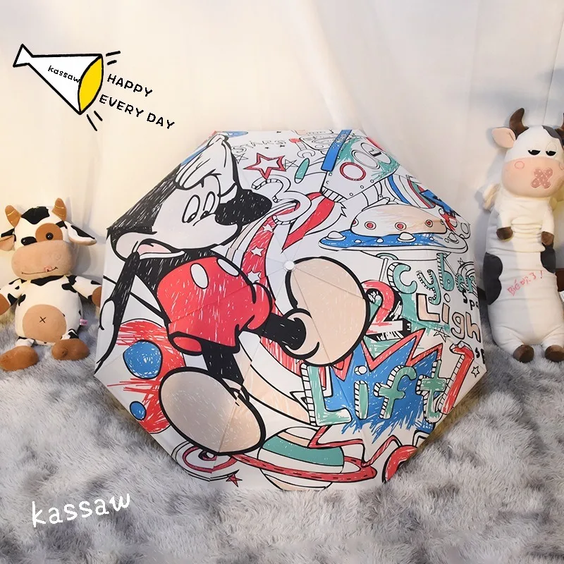 

Three-fold Automatic Sun Protection and Rain Umbrella Men Folding Gift Parasol Women Mini Pocket Windproof Sunshade Umbrella