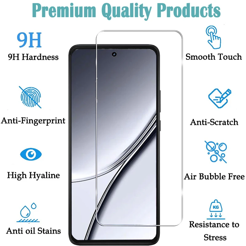 Закаленное стекло для Realme GT5 GT3 GT2 Q5 Q3 Pro Q3S GT Master защитная пленка экрана Narzo 70 Turbo 60 50