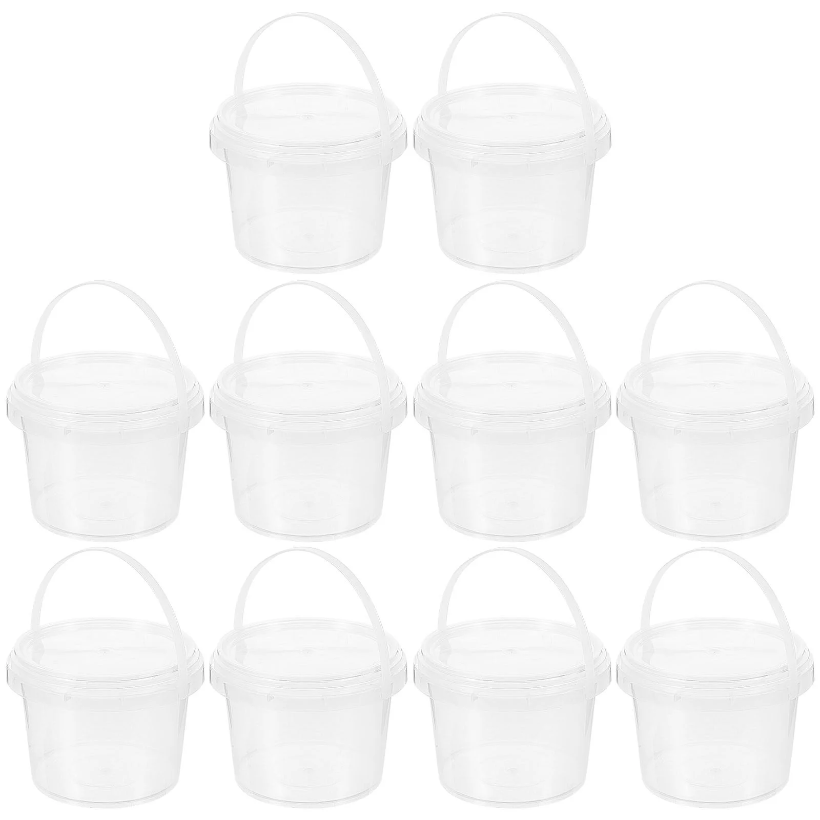 

Mini Frig Organizer Tea-leaf Bucket Lid Portable Ice Kitchen Sealing Food Grain Transparent Holder