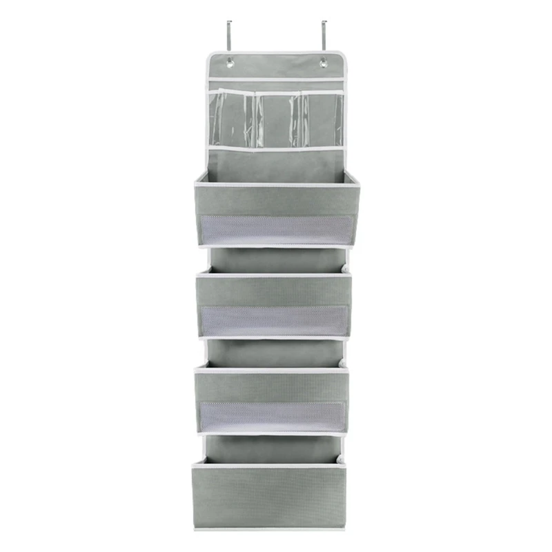 

Five-Layer Non-Woven Storage Bag Door Hanging Storage Rack Wall Hanging Bag Wardrobe Rack Coat Rack
