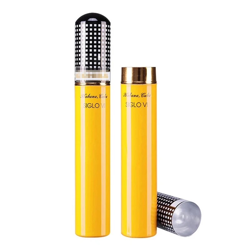 Портативная Алюминиевая трубка для сигар карманы путешествий кедровая