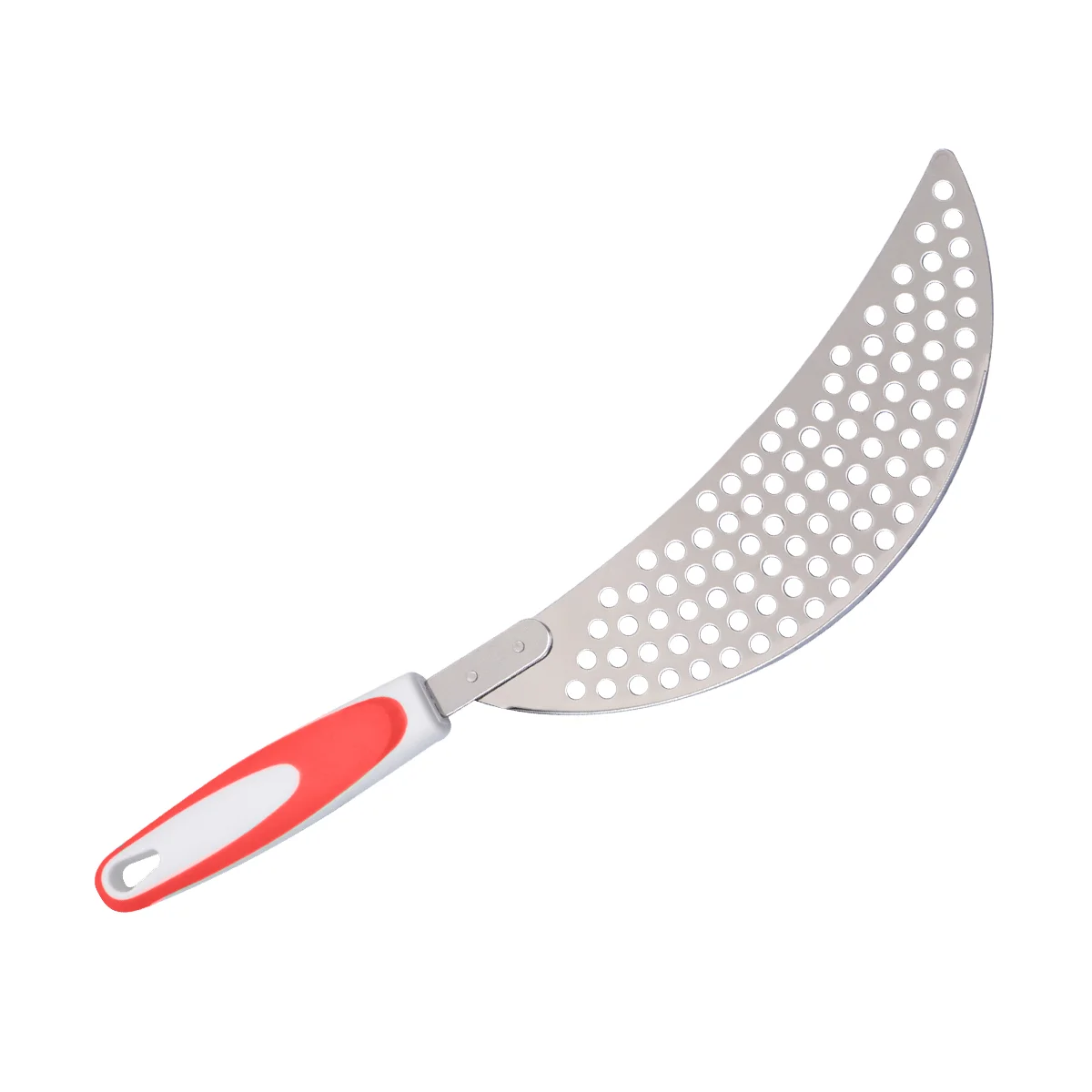 

Pot Strainer Stainless Steel Pasta Strainer Pan Pot Strainer with Handle Orange Kitchen tools accessory