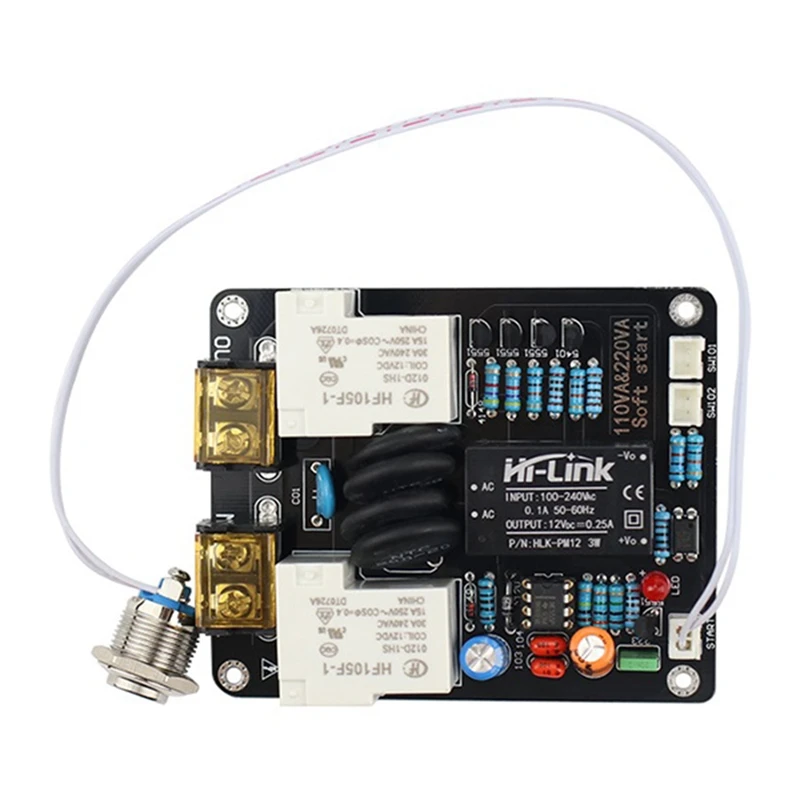 Усилитель мощностью 2000 Вт переключатель высокого питания мягкая стартовая плата