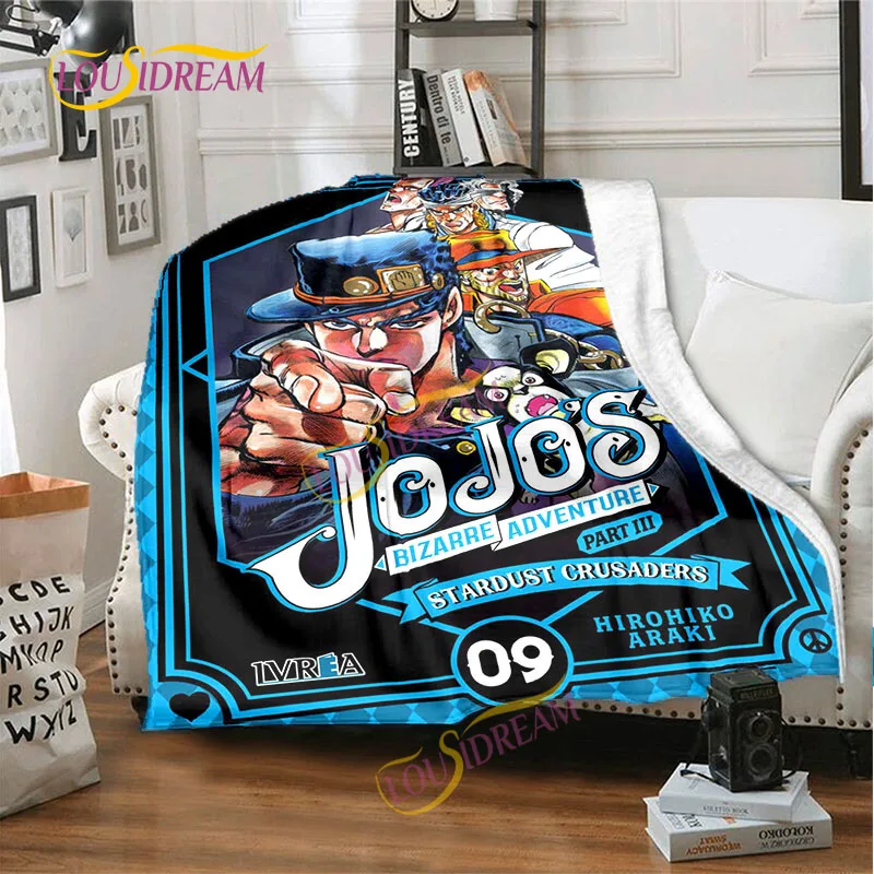 

JoJo's Bizarre Adventure Blanket Super Soft 3D Flannel Blanket Home Bedroom Warm Air conditioning blanket for all season