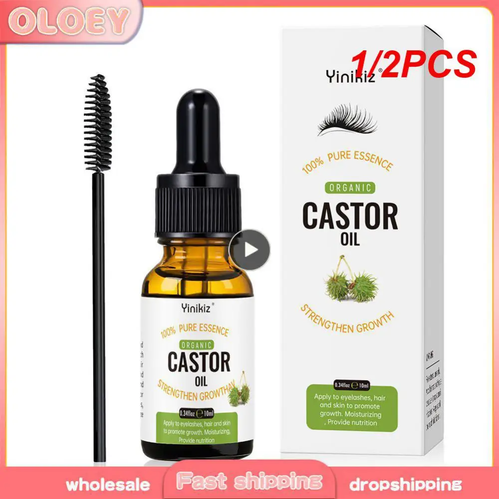 

1/2PCS New 2022 Eyebrow Hair Care Essential Oil Moisturizing Hair Eyelash Growth Liquid