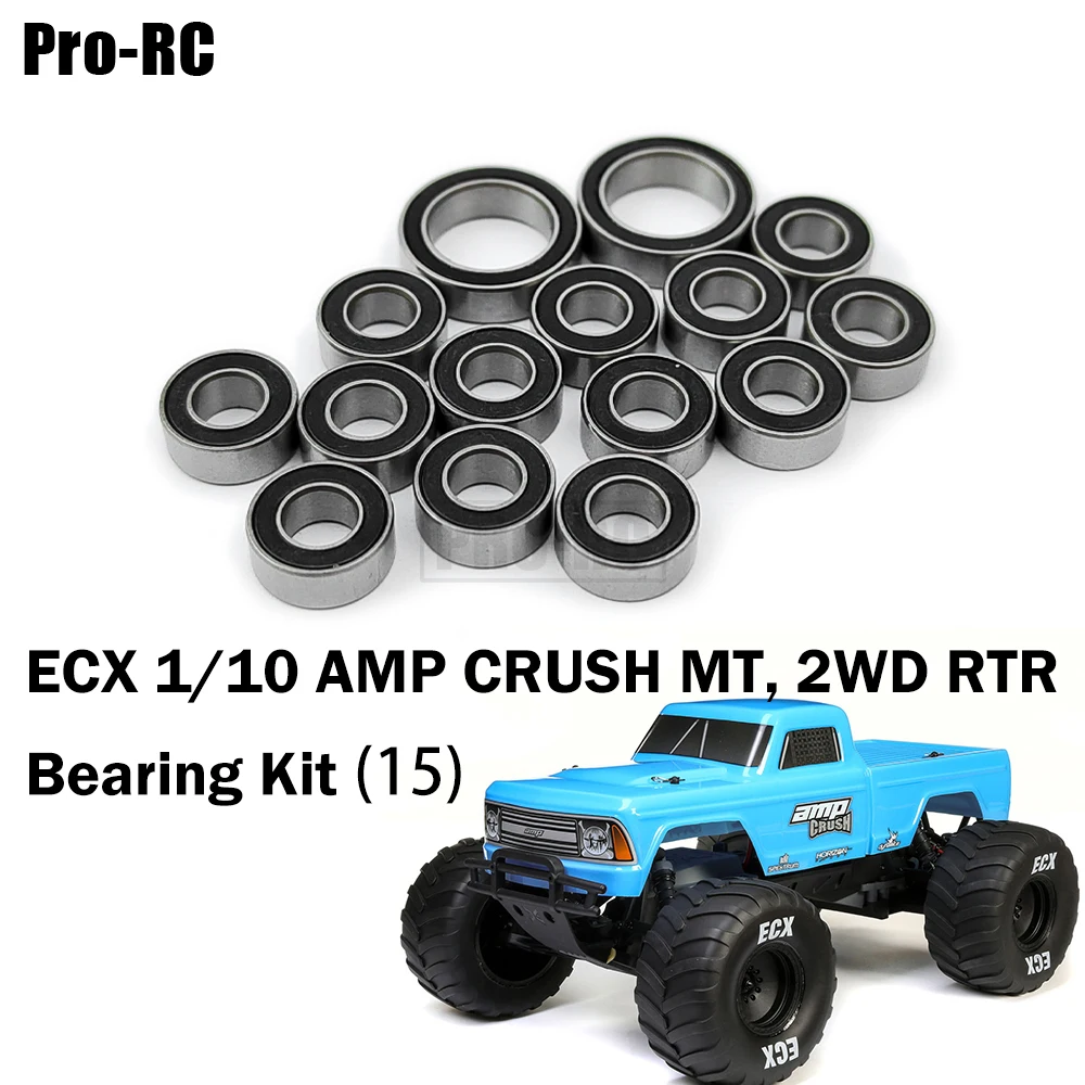 

Подходит для ECX 1/10 а давить MT 2WD RTR Полный комплект подшипников (15 шт.) с резиновым покрытием