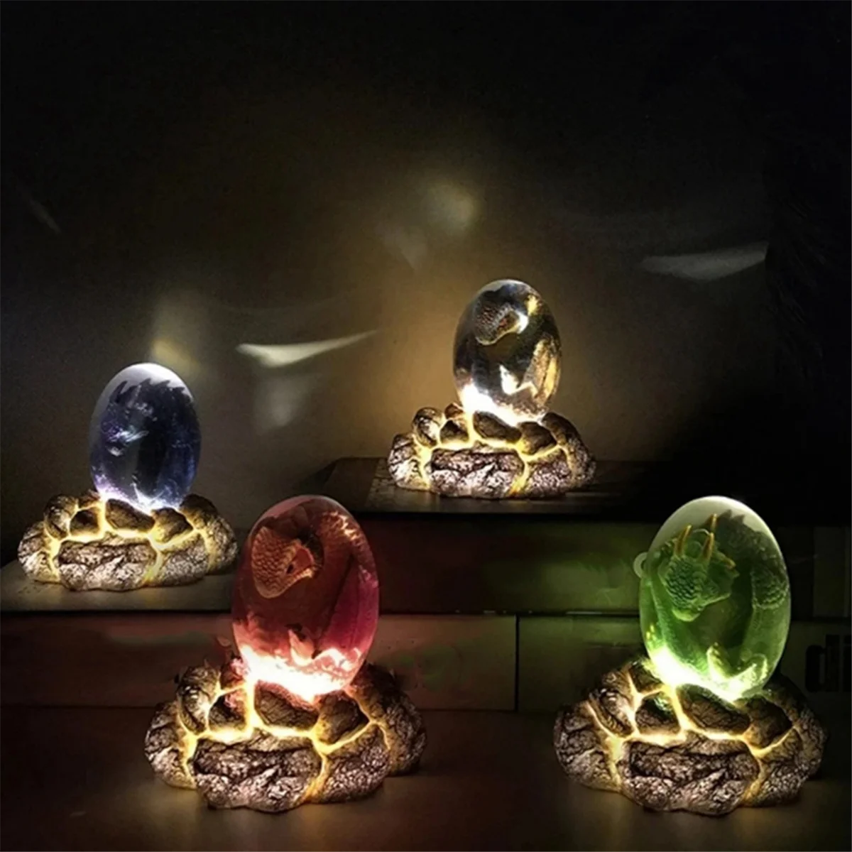Лавовое яйцо дракона основа статуи из смолы декоративные яйца динозавра
