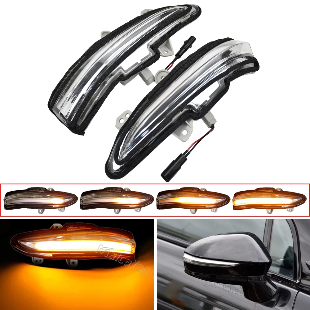 

2x Dynamic Blinker LED Turn Signal Light For Toyota Crown Hybrid AWS210 GRS210 GRS211 GRS214 GWS214 Rearview Mirror Indicator