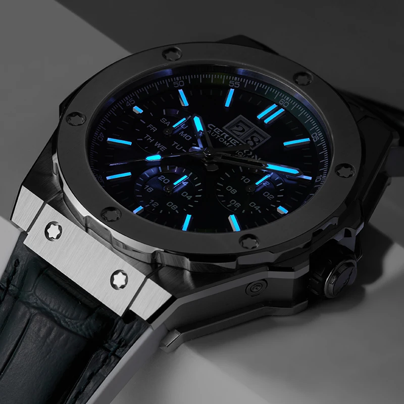 Фото Мужские механические часы Pagani Designs по индивидуальному заказу, автоматические наручные часы с силиконовым ремешком, водонепроницаемые часы Reloj Hombre №5