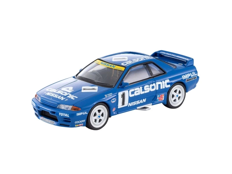 

TLV Domeka 1:64 racing model 1991 Japan R32 GT-R Calsonic for Nissan GTR