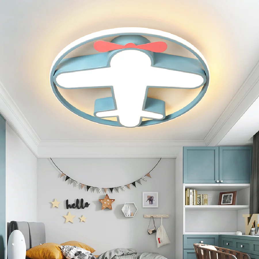 

Nordic home decoration salon bedroom decor plane smart led lamp lights for room dimmable ceiling light lamparas indoor lighting