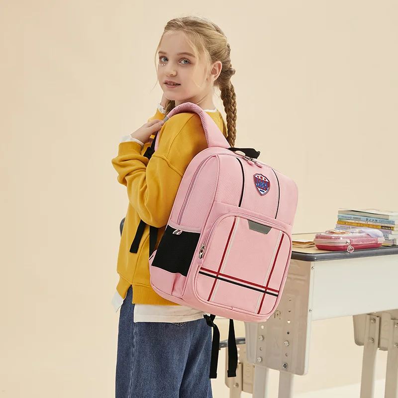 School Backpack Backpack for Girls School Bag Boys Backpack Elementary School Bag Decompression Spine Protection Reflection