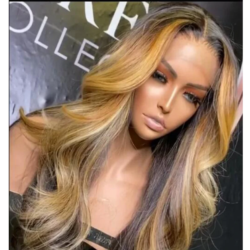 

Мягкие блестящие медовые светлые волосы без клея на шелковой основе, еврейский парик, европейские волосы, волнистые волосы для черных женщи...