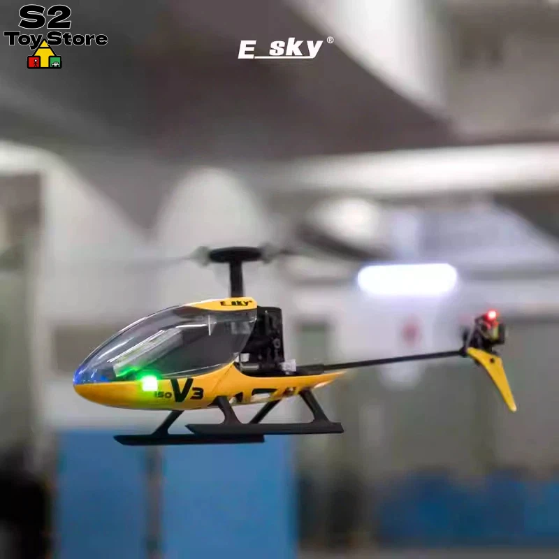Фото Радиоуправляемый вертолет ESKY 150V3, мини-модель с одним ротором для начинающих, игрушка для тренировок по пилотированию и изучения хобби №1