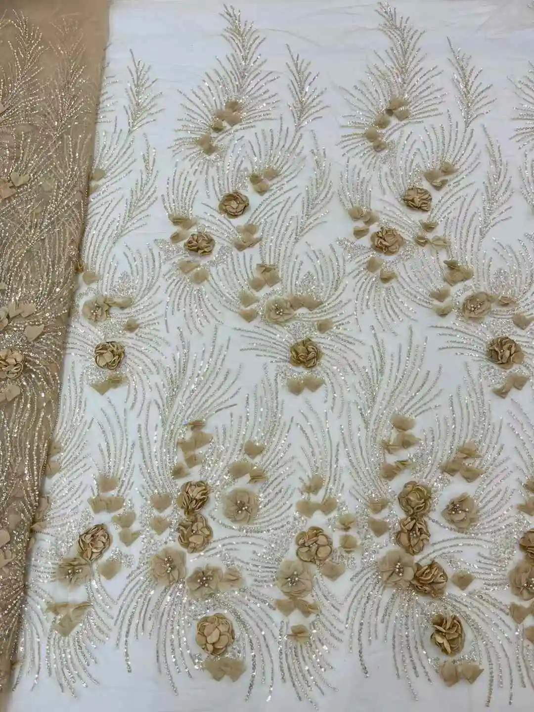 2025 новейшая элегантная лучшее качество очень мягкая 3D-аппликация сетчатая тюль