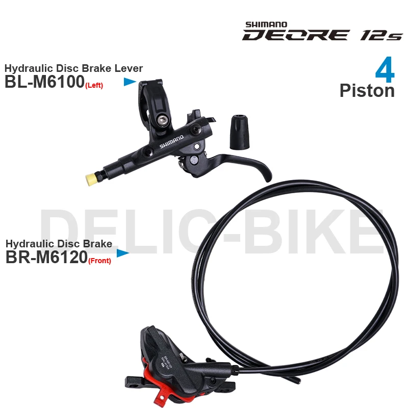 Гидравлический дисковый тормоз SHIMANO DEORE M6100 M6120