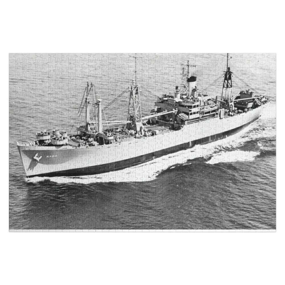 USS UVALDE (AKA-88) КОРАБЛЬНЫЙ МАГАЗИН Пазл Деревянный Декор Картины Настраиваемые Для