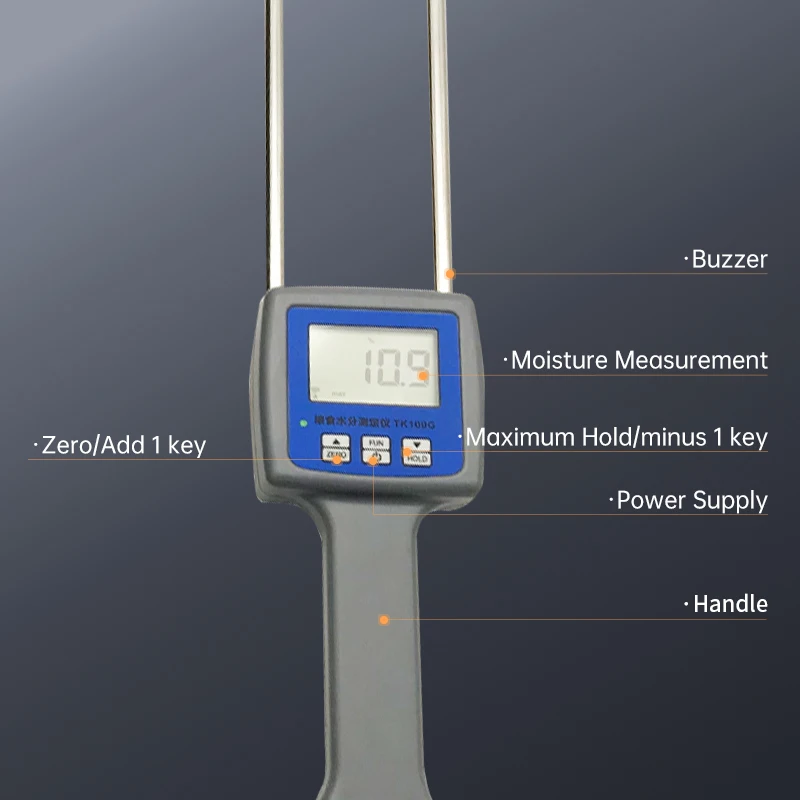 

LDS-1G High Precision Automatic Digital Grain Moisture Meter Analyzer Humidity Gauge Rice Corn Wheat Moisture Digital Tester