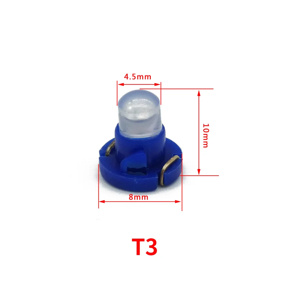 10 шт T3 T4.2 COB Автомобильный светодиодный индикатор приборной панели лампы