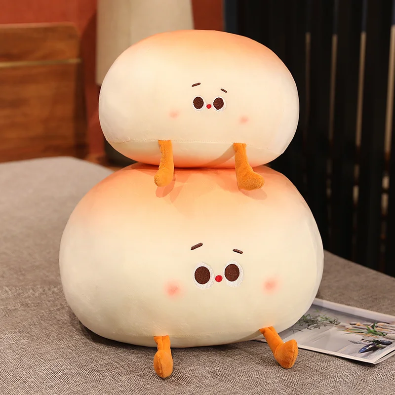 

Симпатичная мягкая плюшевая игрушка Mantou Baozi, мягкая игрушка для еды, набивная подушка для хлеба Mantou Baozi, детские игрушки, подарок для детей