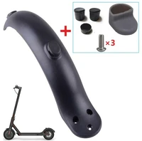 durable scooter mudguard for xiaomi mijia m365 m187 pro electric scooter tire splash fender with rear taillight back guard