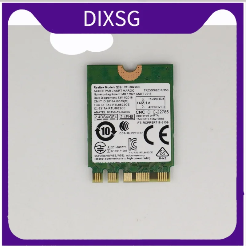 Для Realtek rtl8822ce 802.11ac 867 Мбит/с wifi bluetooth 5 0 ngff card