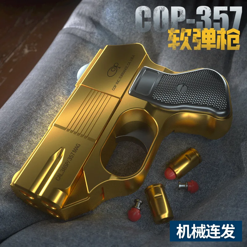 

COP 357 Pistol Soft Bullet Shell Ejection Continuous Shooting Toy Gun Blaster Pistola Air Gun For Adults Boys Birthday Gifts