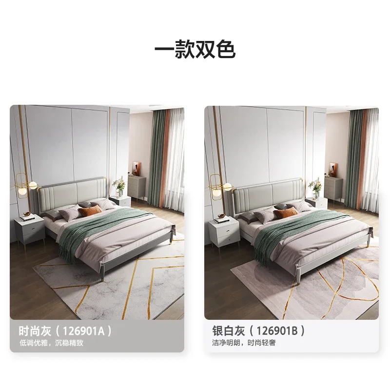 Мебель для спальни Quanyou Home Modern светильник Роскошная двойная кровать простой 1 5 м