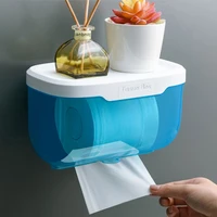 punch free toilet tissue box plastic bathroom toilet waterproof toilet paper roll paper drawer paper box rack paper towel rack