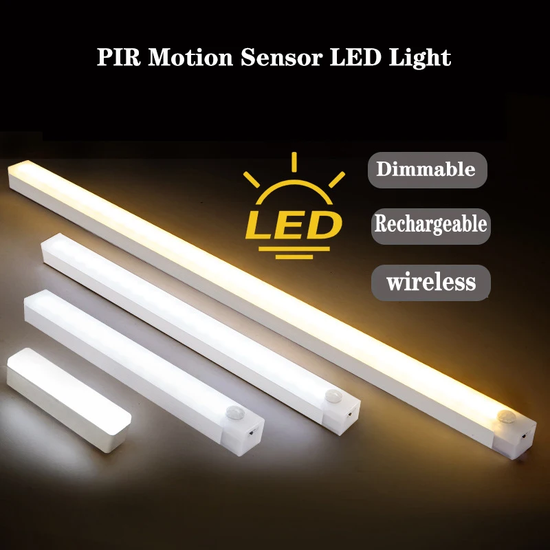 

Cabinet Bar Night Room Cabinet Rechargeable Aisle Dimmable Under Light Light Bulb Wireless Detector Bedroom Tube Closet Lamp