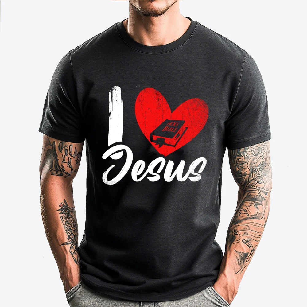 Мужские футболки Jesus Devotee из хлопка