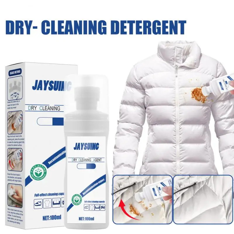 

Multi-purpose Down Jackets No-wash Cleaners Brighten Colors Waterless Shoes Dry Cleaning Agent Wash-free 100ml Foam Cleaner
