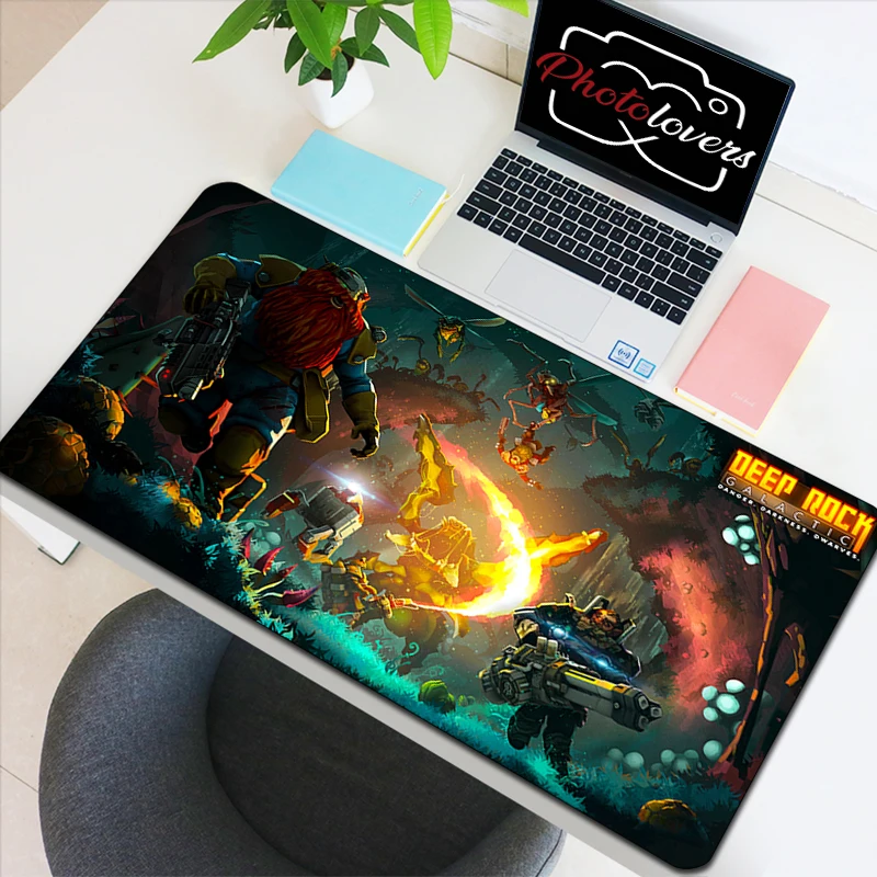 

Deep Rock Galactic Large Mouse Pad Gaming Desk Accessories Keyboard Pc Gamer Computer Offices Mousepad Cabinet Mat Xxl 900x400