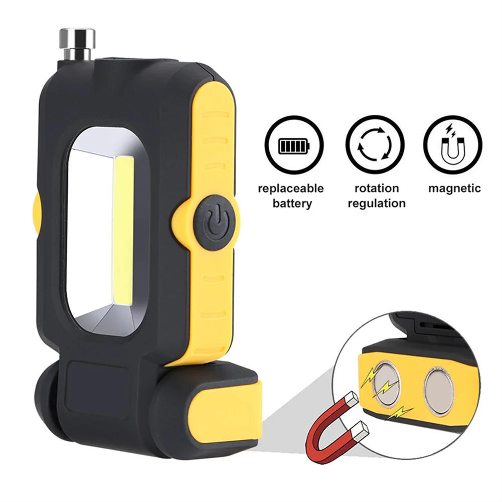

COB LED Hand Torch Lamp Magnetic Inspection Work Ligh Torch Flashlight 3 Modes Adjustable Outdoor Camping Fishing Equipment