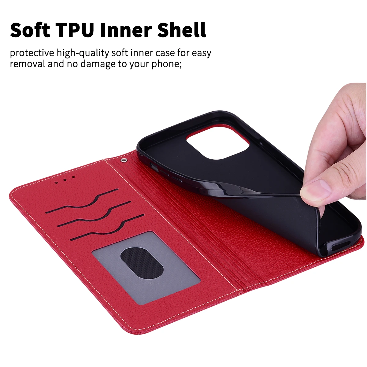 Чехол для Xiaomi Redmi Note 12 Pro кожаный бумажник флип-чехол телефона задняя крышка PRO 4G