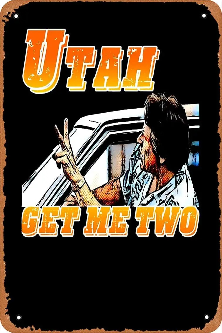 Металлический знак NIUMOWANG — Юта получи меня два жестяных плаката 12 х 8 дюймов