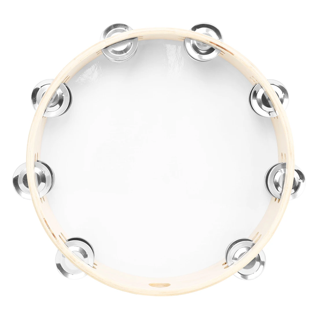 Бубен 10-дюймовый двухрядный ручной музыкальный инструмент для