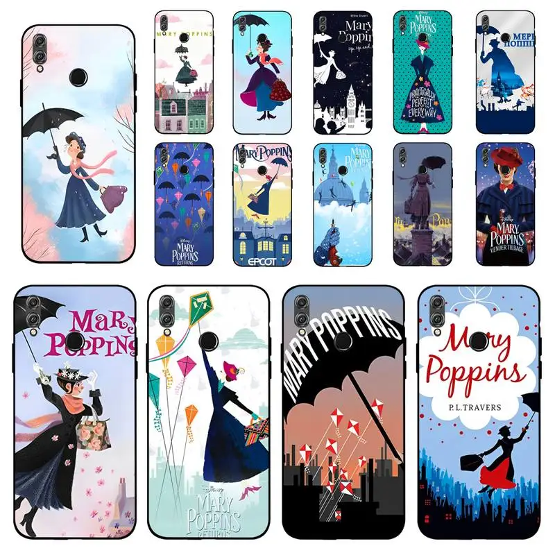 

Disney Mary Poppins Phone Case for Huawei Honor 10 i 8X C 5A 20 9 10 30 lite pro Voew 10 20 V30