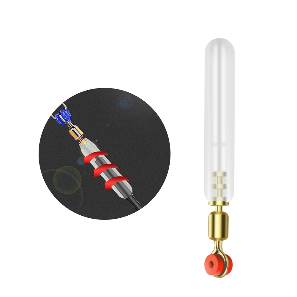 

TIANNSII 20pcs Fishing Float Holders Copper Silicone Swivels 360 Degree Rotating Freely Float Buoy Seat Connector Accessories